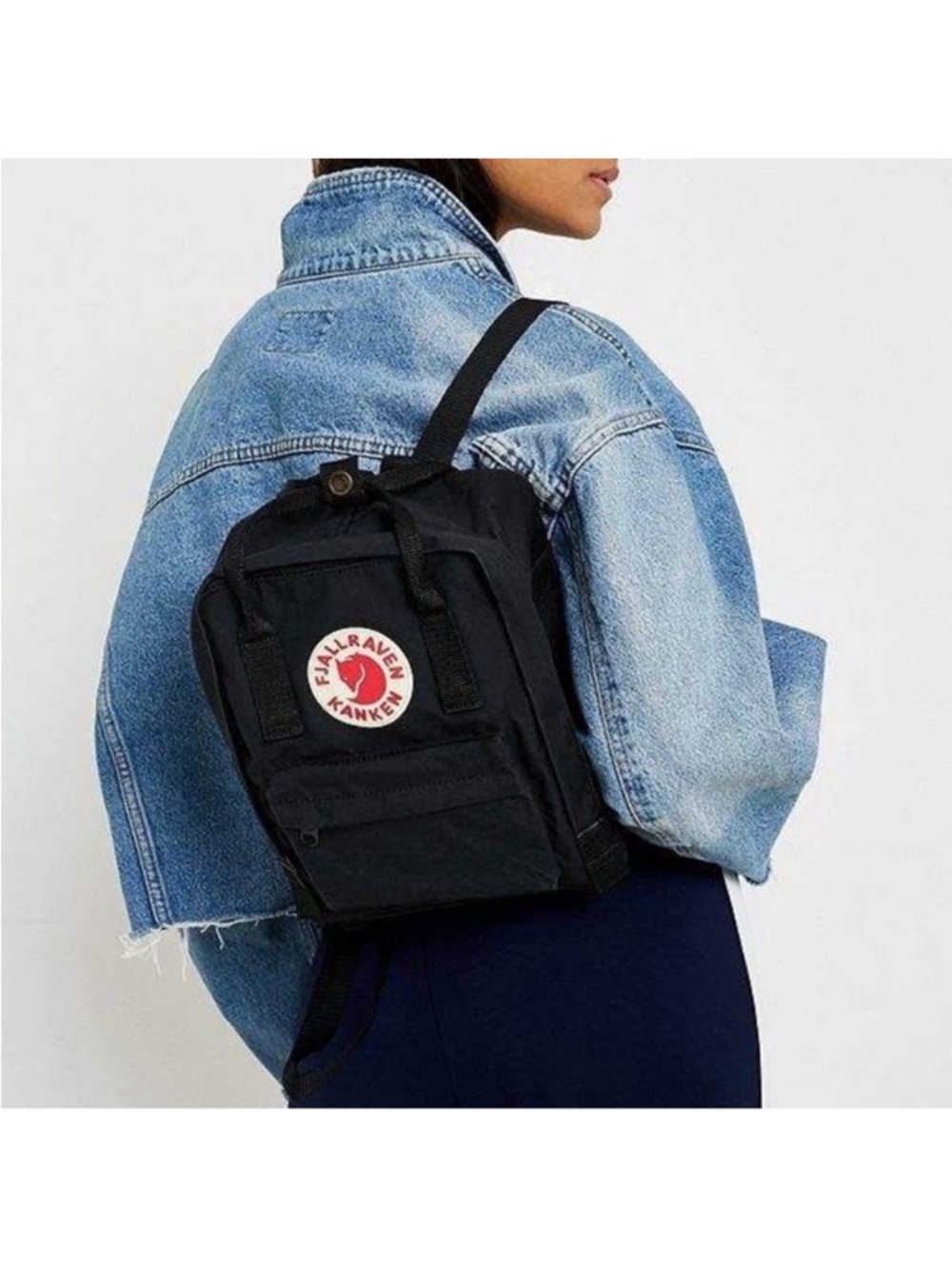 Fjallraven Mini Kanken Flint Grey Everyday Outdoor Backpack—Unisex - Picture 10 of 10
